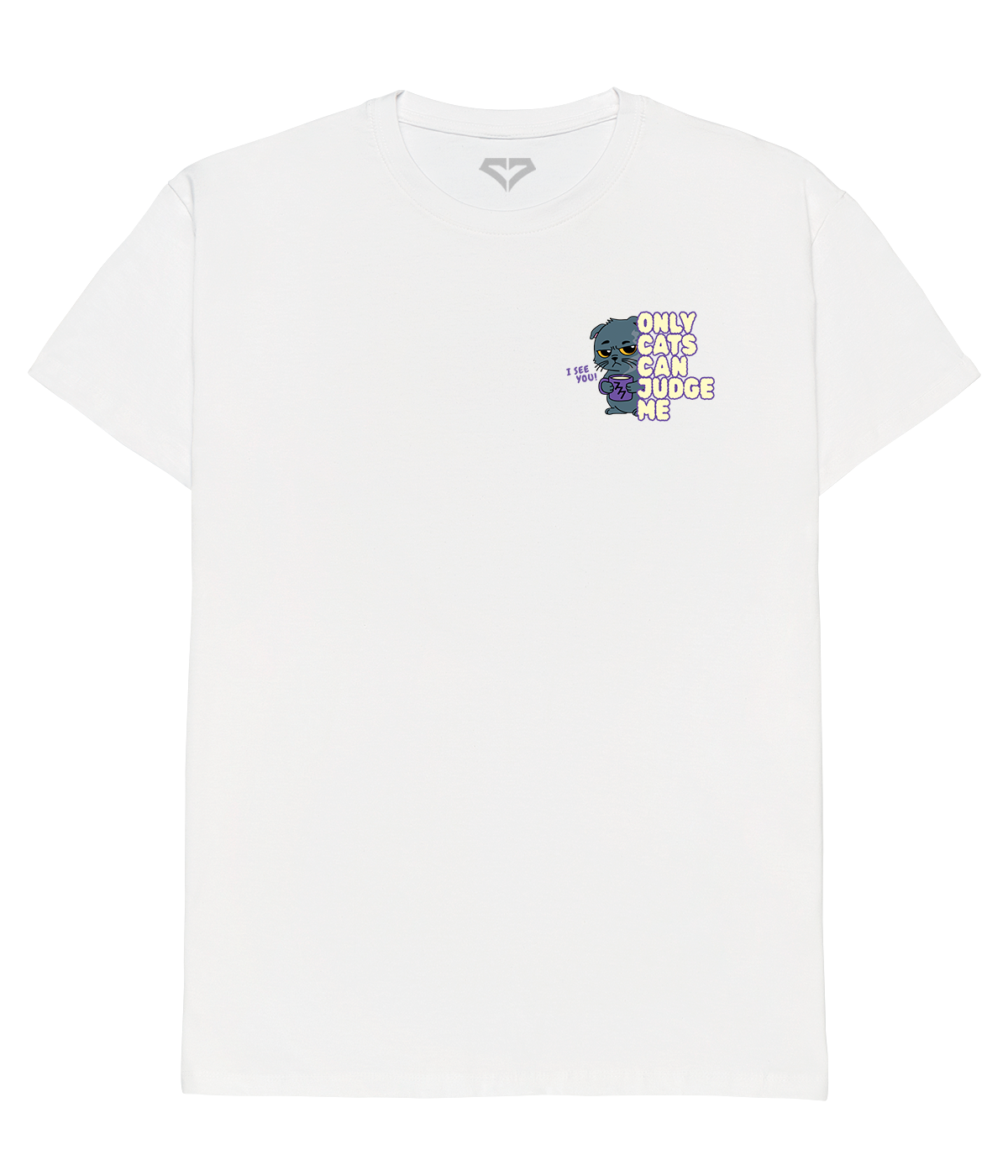 ONLY CATS CAN JUDGE ME - Camiseta