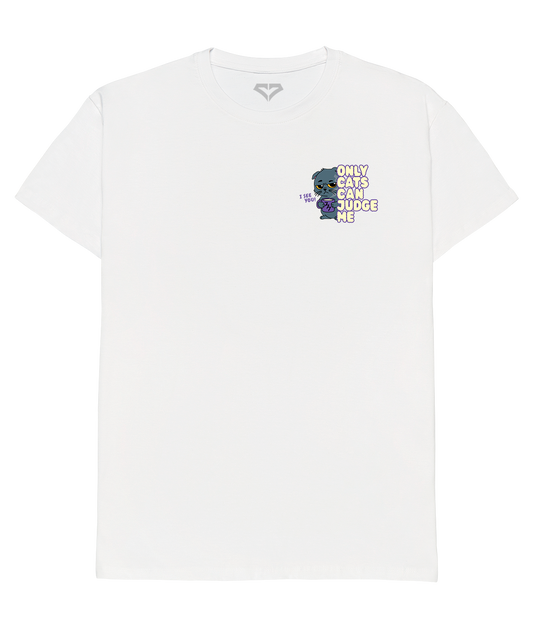 ONLY CATS CAN JUDGE ME - Camiseta